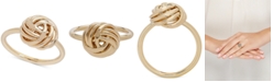 Italian Gold Love Knot Ring in 14k Gold
